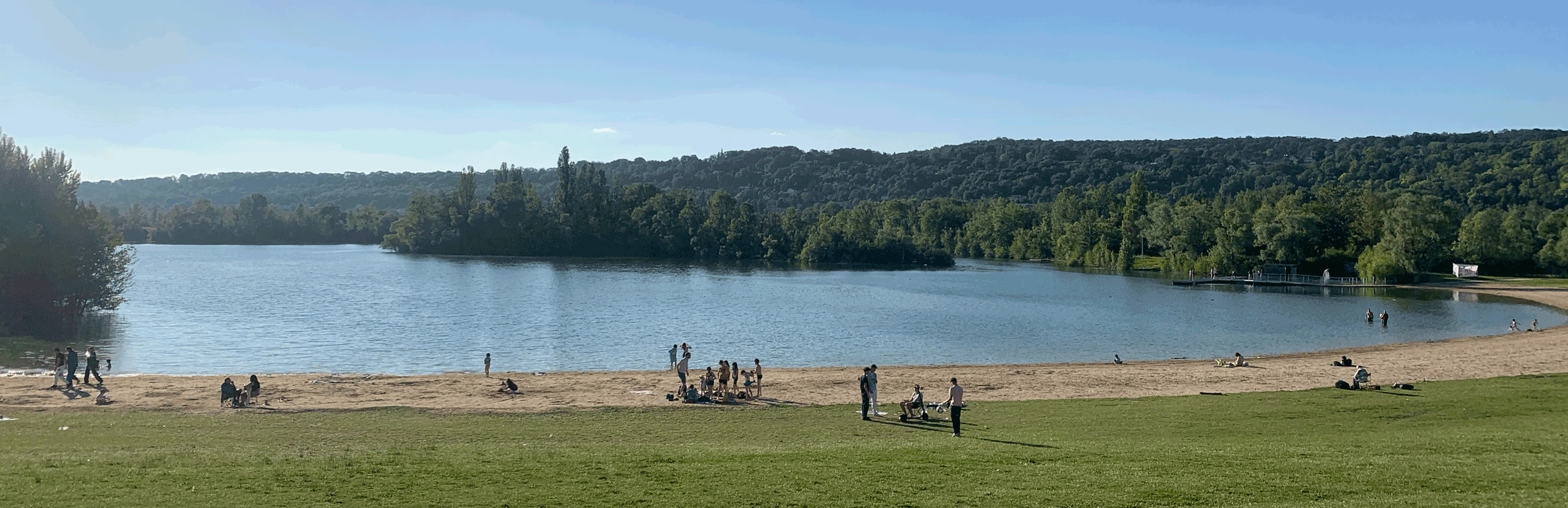 Nager en eau libre un vendredi soir ?