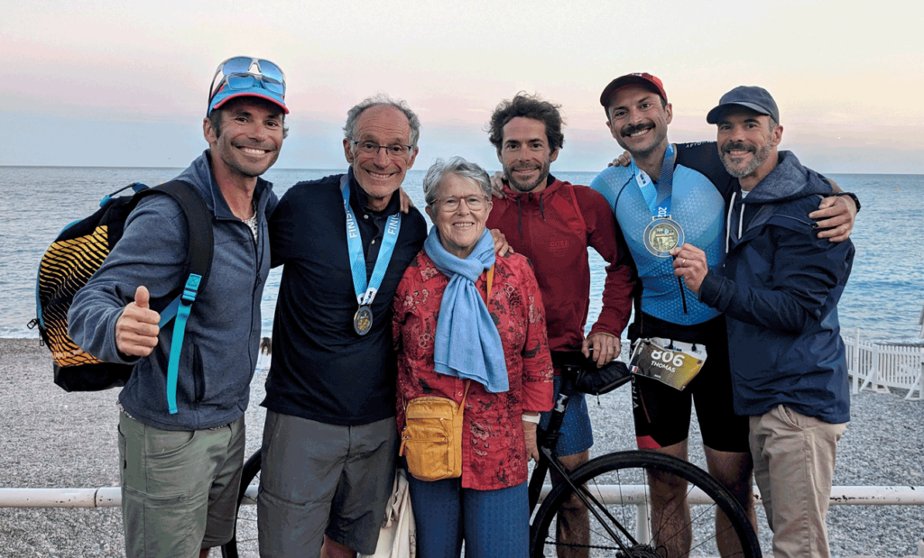 Family business à l'ironman de Nice 2024